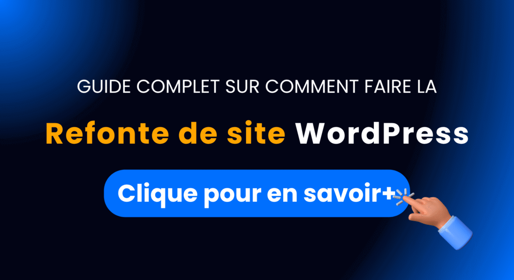 Refonte site WordPress